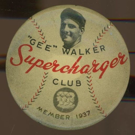 1937 Gee Walker Supercharger Club Pin